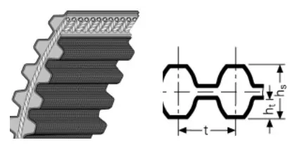 Autentyczny Pas zębaty dwustronny 656-8M-20 TOP DRIVE HTD DUAL SIT